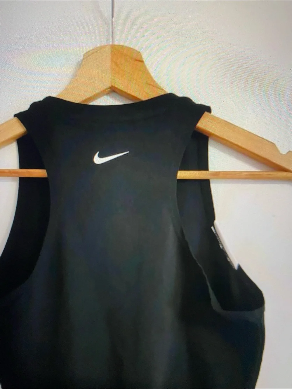 Nike Black and White Logo Muscle Tank